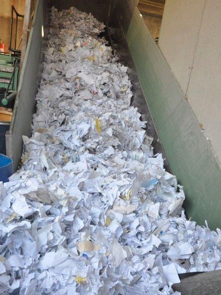 Reciclagem de papel sp